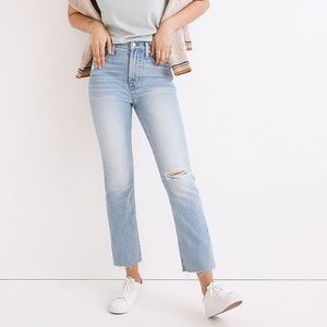 Madewell The Perfect Vintage Jean in Coney Wash Destroyed Edition Size 28